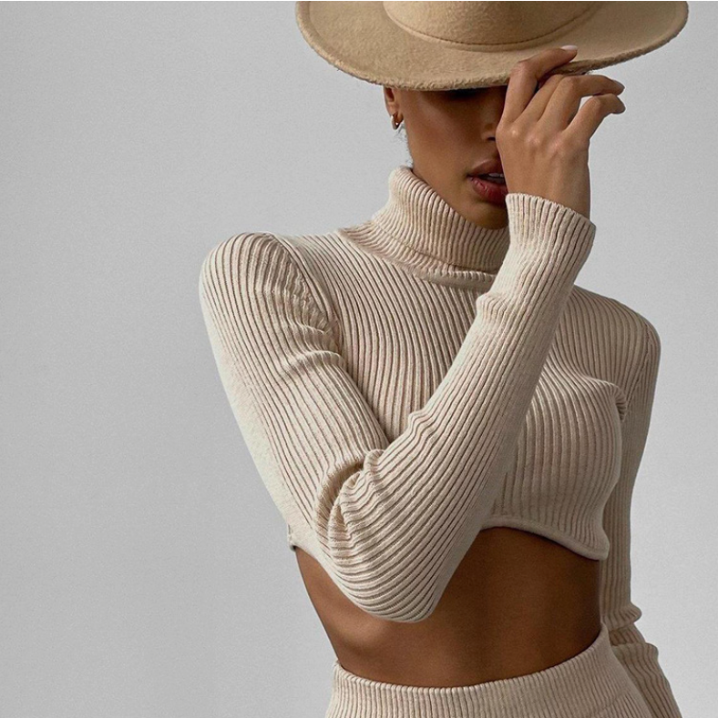 Olivia Stylish Crop Sweater