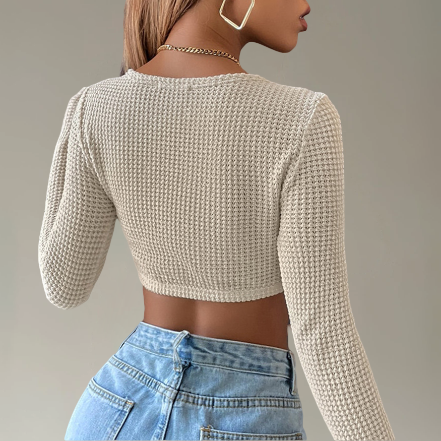 Riley-Rose Knitted Crop Top