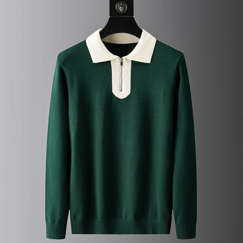 Tyler Relaxed Fit Polo Sweater