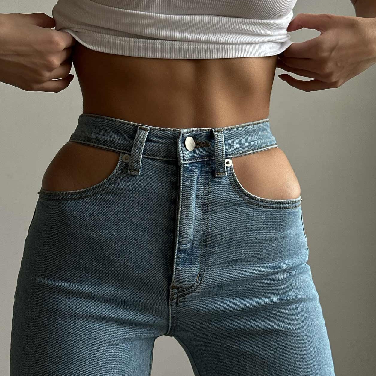 Sienna Sultry High Waisted Jeans - Bellezza Republic