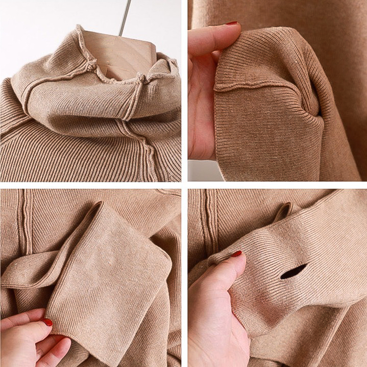 Ophelia Lotus™ Cotton Turtleneck