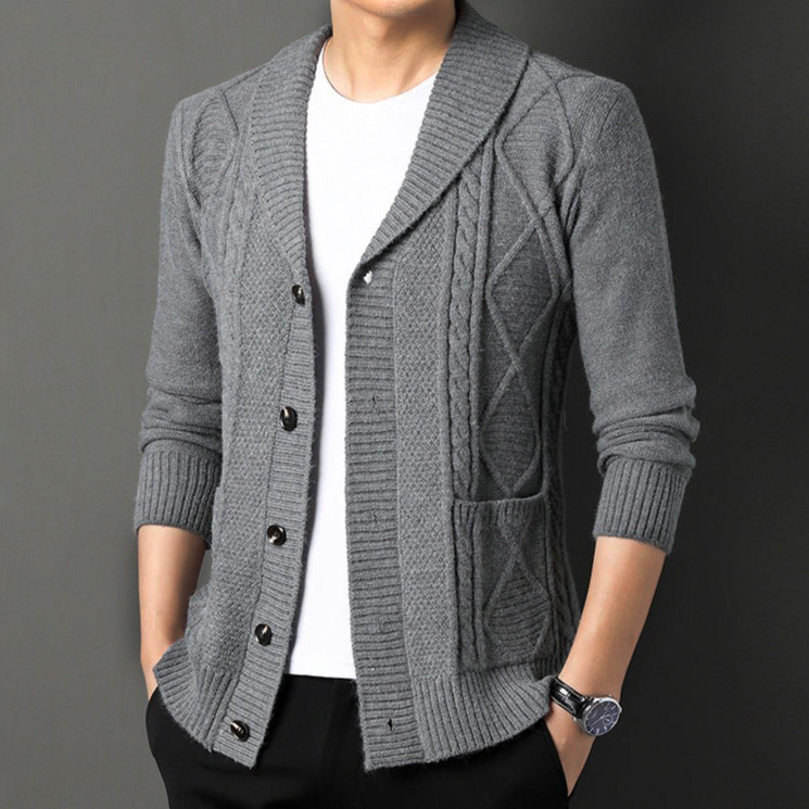 Lucianno Virgin Wool Cardigan