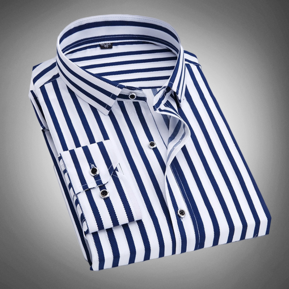 Caiden Classic Stripe Dress Shirt