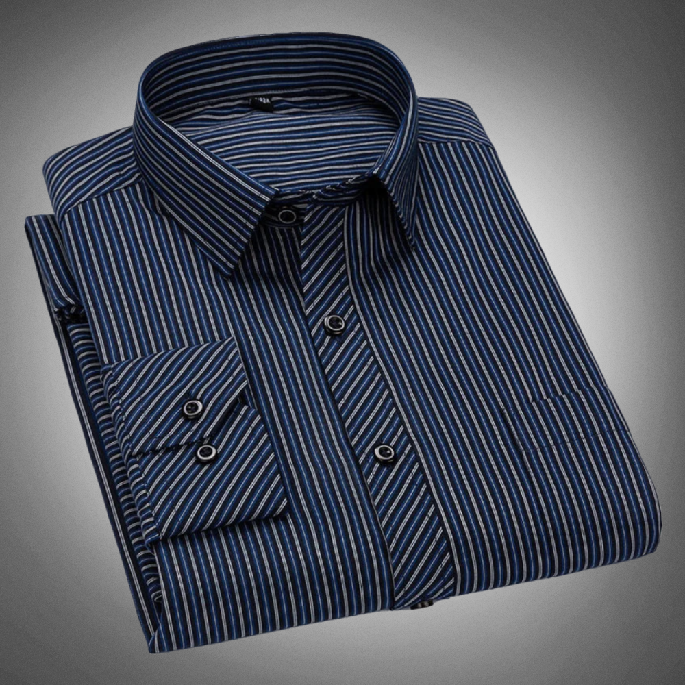 Caiden Micro Stripe Dress Shirt