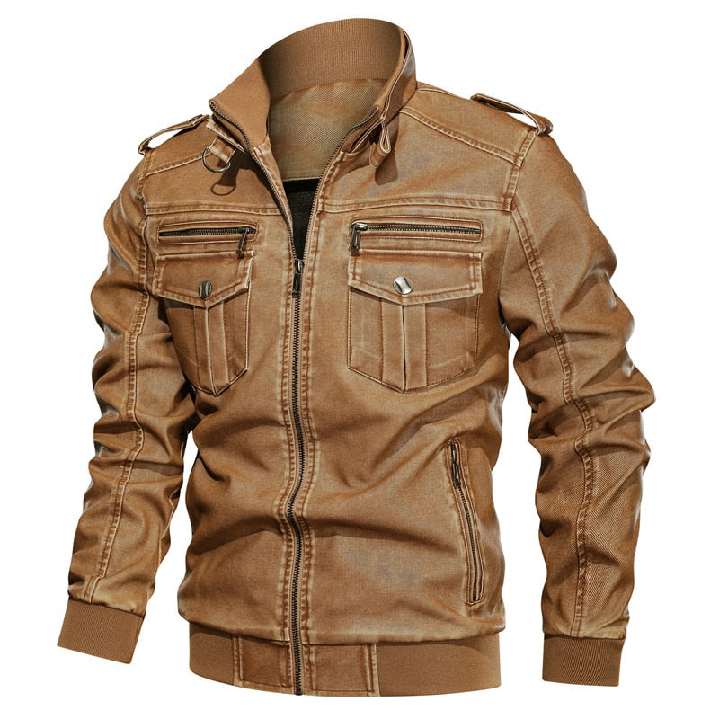 RUGGED OUTLAW LEATHER JACKET