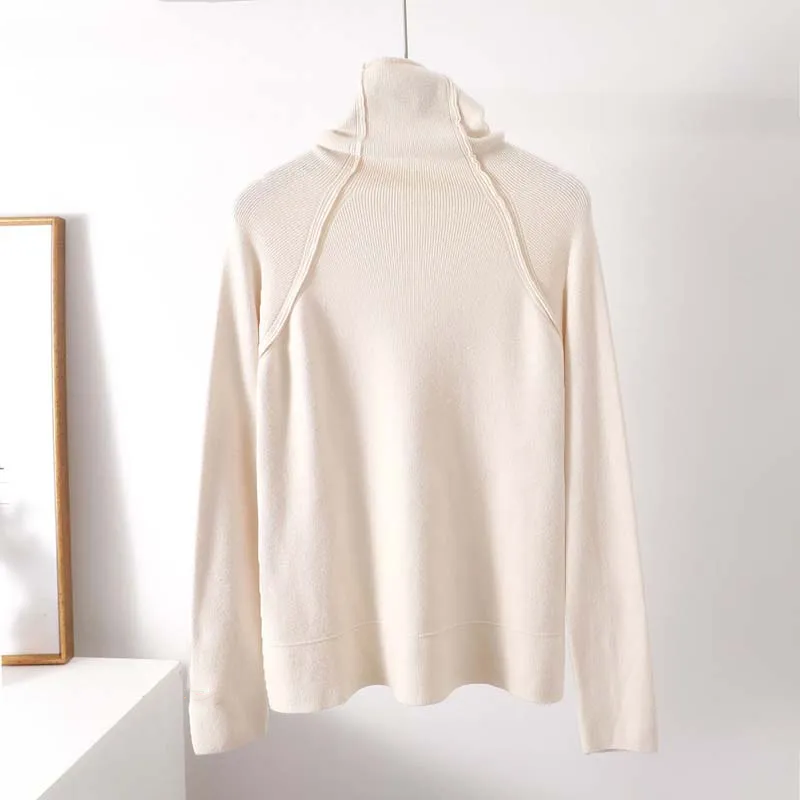 Ophelia Lotus™ Cotton Turtleneck