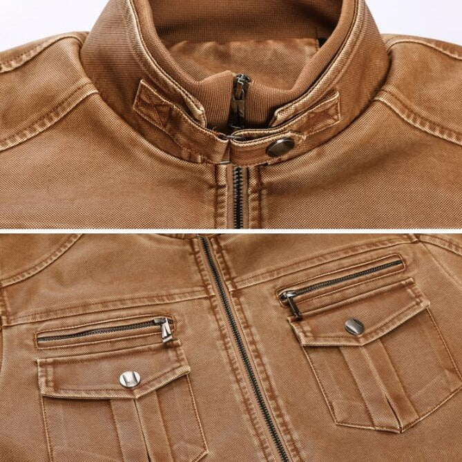 RUGGED OUTLAW LEATHER JACKET