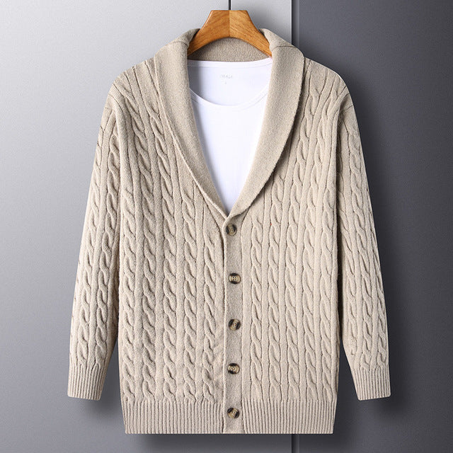 Lucianno Virgin Wool Cardigan