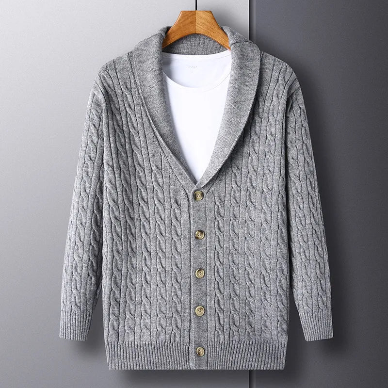 Lucianno Virgin Wool Cardigan