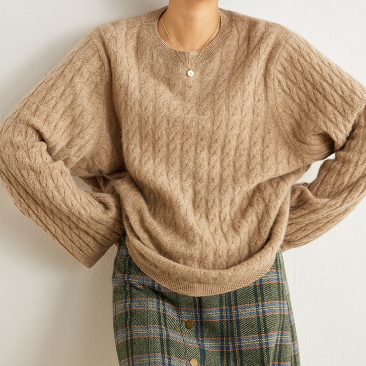 CASHMERE COUTURE KNITTED SWEATER