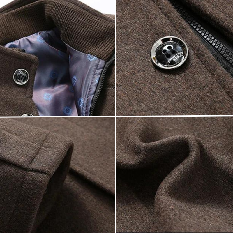 REMY-SINCLAIRE PRESTIGE VIRGIN WOOL OVERCOAT