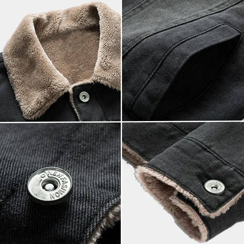 RIDGE RUNNER FLEECE LINED DENIM JACKET