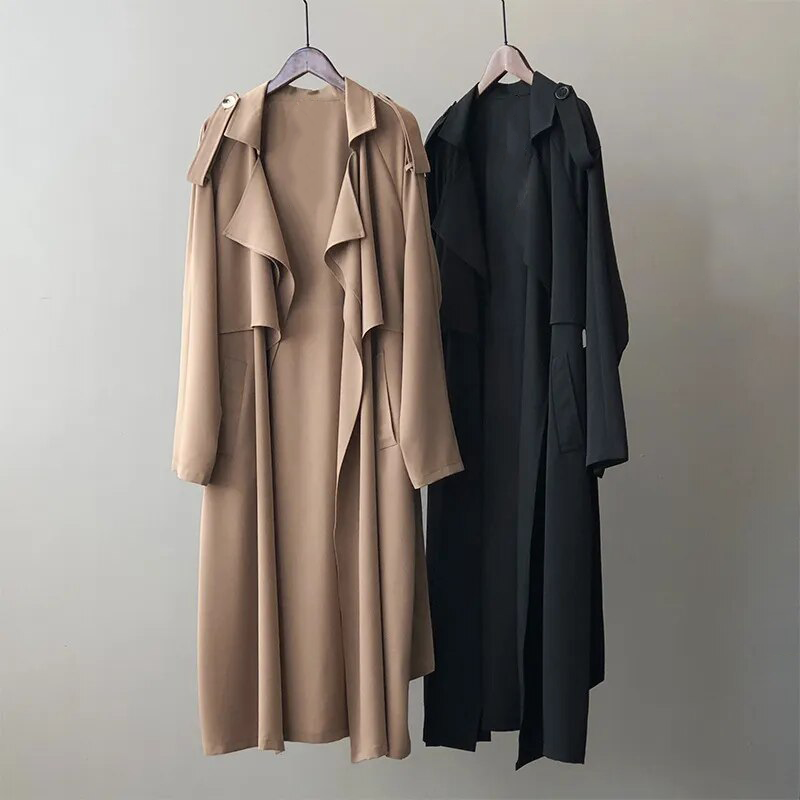 OPHELIA LOTUS™ SATIN TRENCH COAT