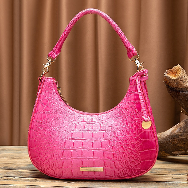 THE BOSS BABE™️ EMBOSSED CROC PURSE