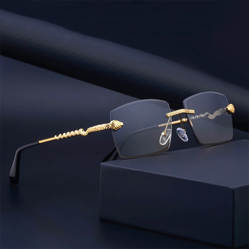 Valentino Classic Rimless Sunglasses