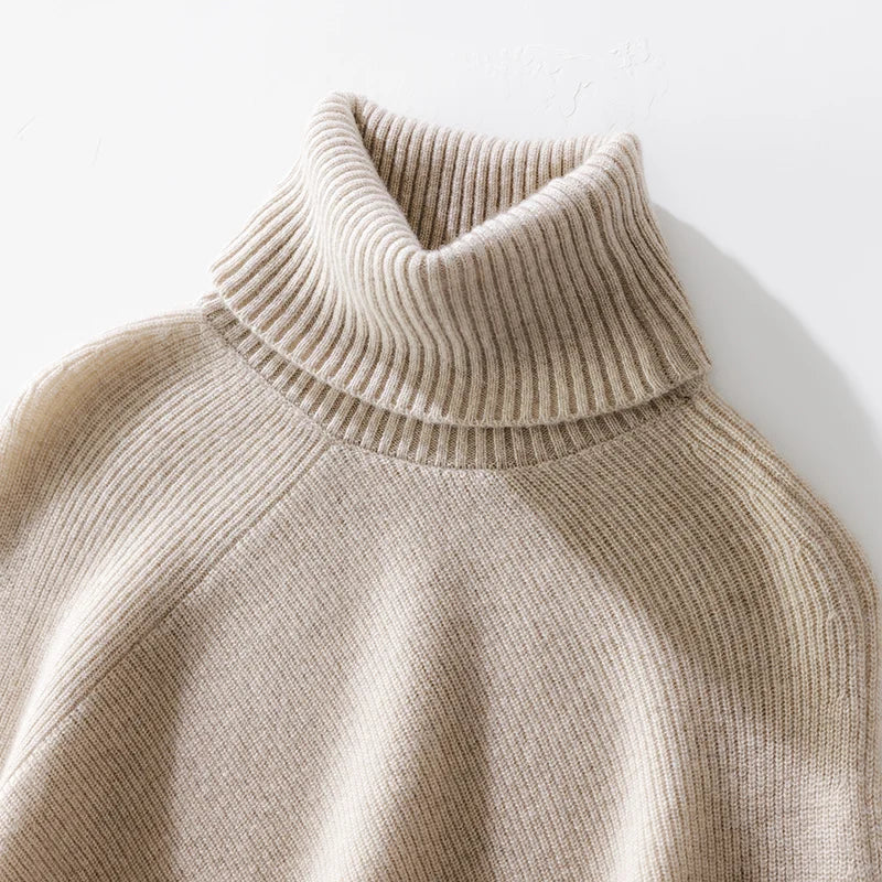 CASHMERE COUTURE TURTLENECK SWEATER