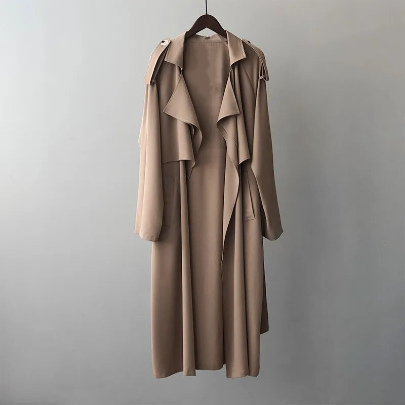 OPHELIA LOTUS™ SATIN TRENCH COAT