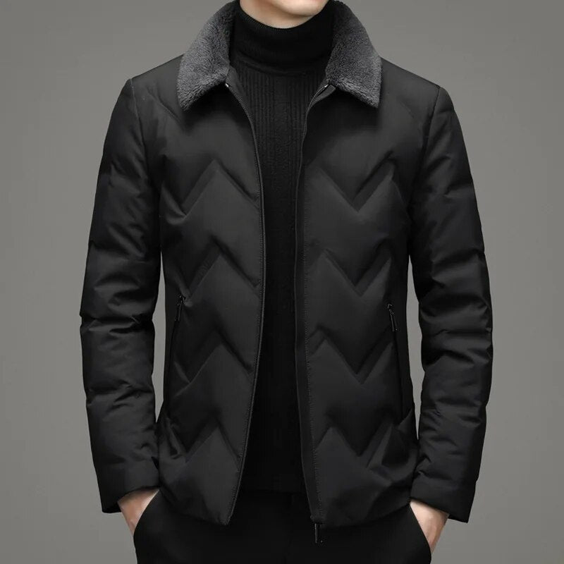 ROCKFELLA MONOGRAM DOWN JACKET