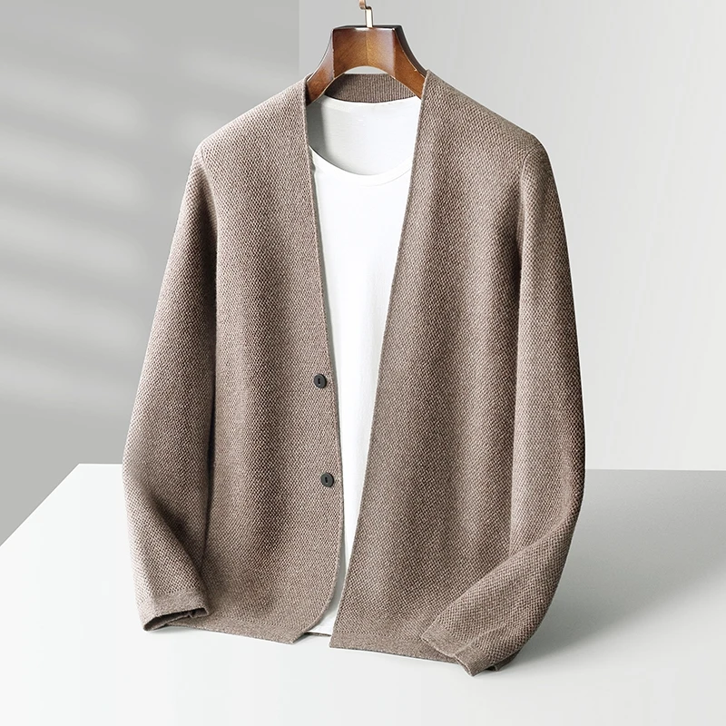 LUCIEN-DEMIÉ VIRGIN WOOL CARDIGAN