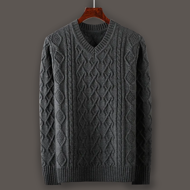 Lucianno TitanTwist™ Wool Sweater - Bellezza Republic