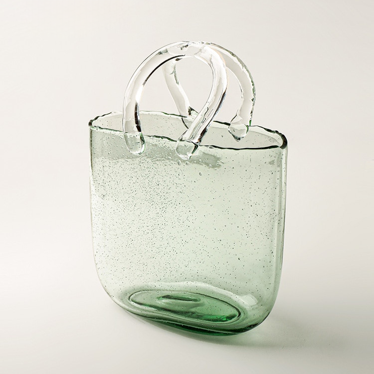 Aesthetic Clear Glass Vase