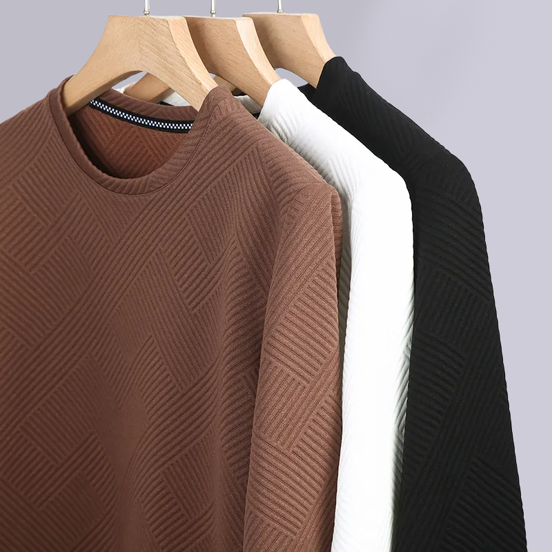 BRACIANNO NANOSILK™ JACQUARD SWEATER