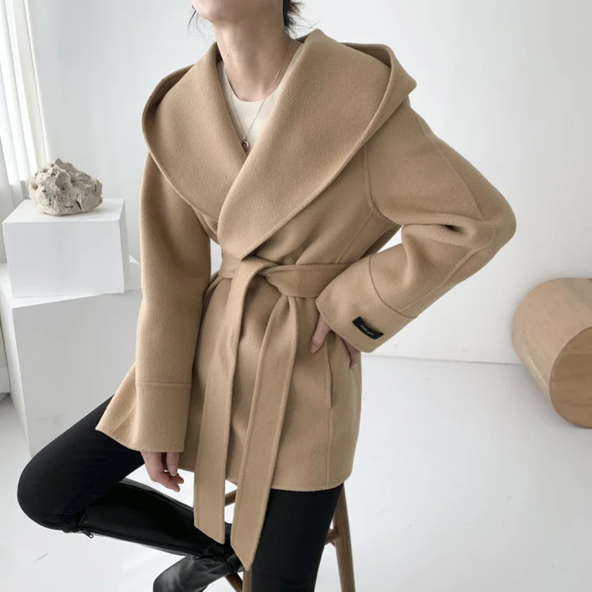 L'ATÉRIBELLE WOOLEN OVERCOAT BY VITTORIA-VELURE™