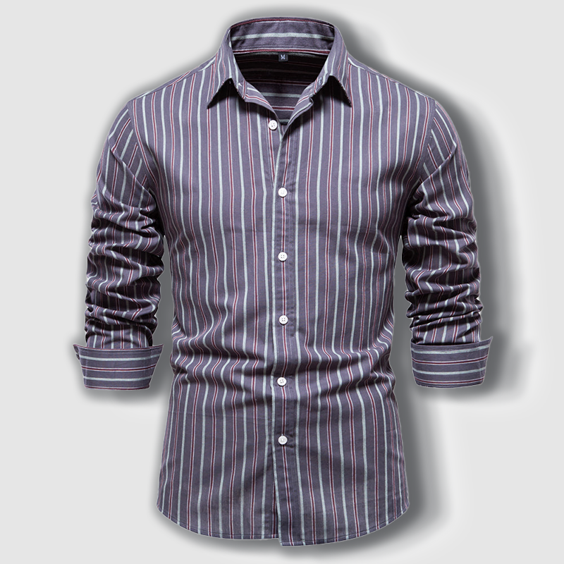 Antionio-Luca Timeless Striped Shirt