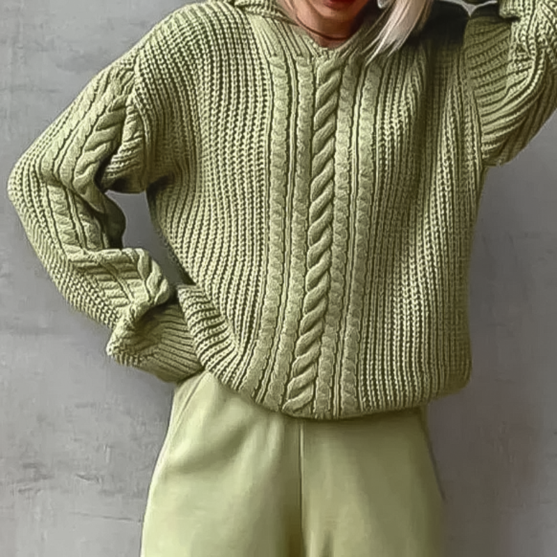 OPHELIA VELOURA™ CHUNKY KNITTED SWEATER