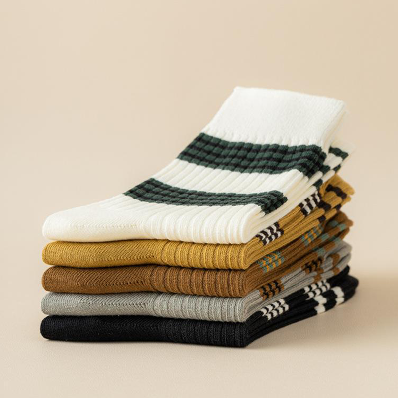 Leo Breathable Cotton Socks