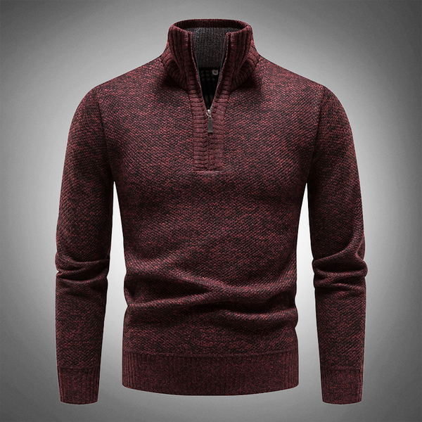 Arius Breathable Mock Neck Sweater - Bellezza Republic