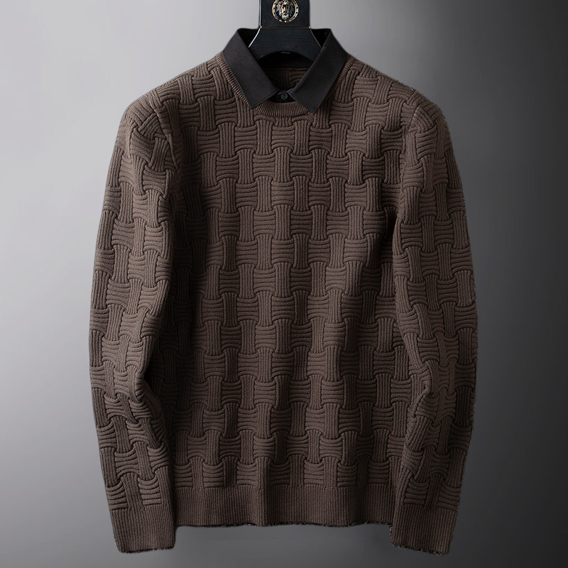 Hayden Chase Elegant Polo Sweater