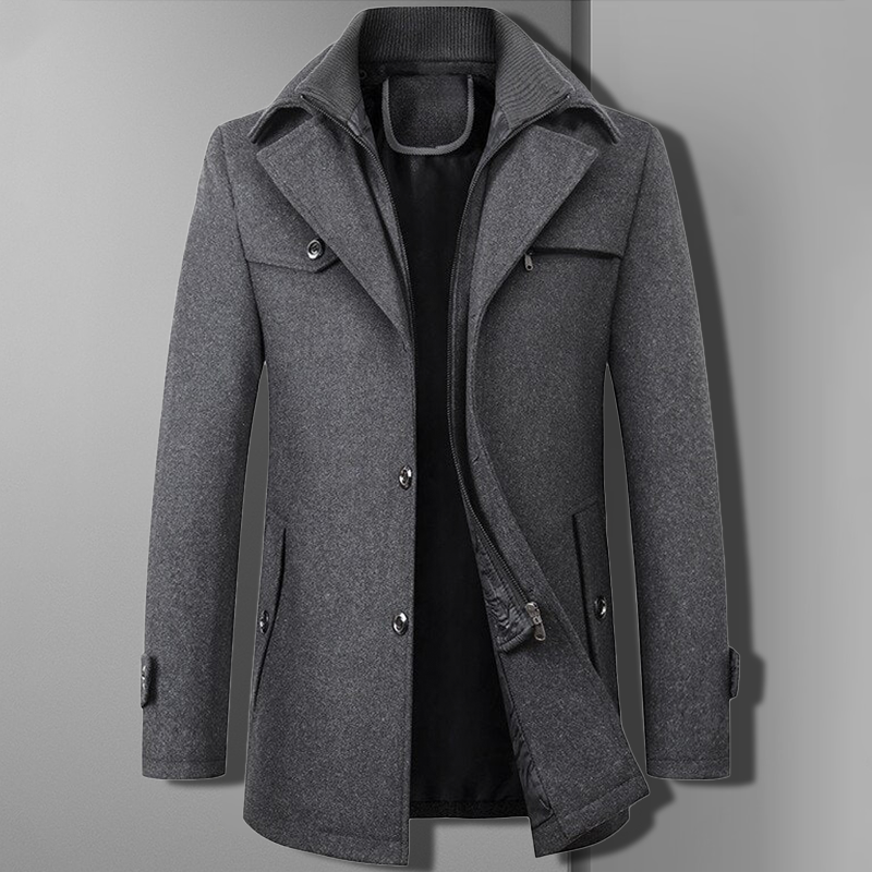 Lewis Luxurious Wool Blend Overcoat