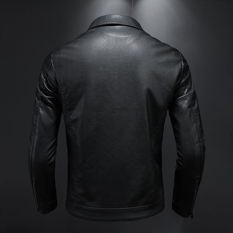 Drake Edgy Leather Jacket