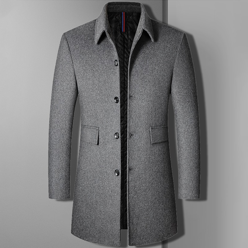 Milano-Calou Classic Slim Fit Overcoat