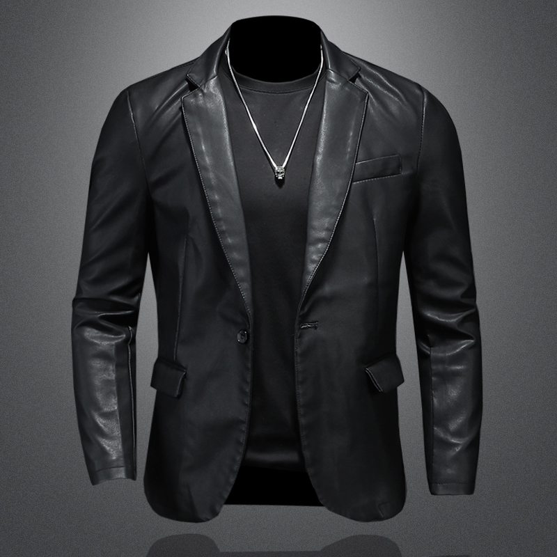 Milano-Calou Elegant Leather Jacket - Bellezza Republic