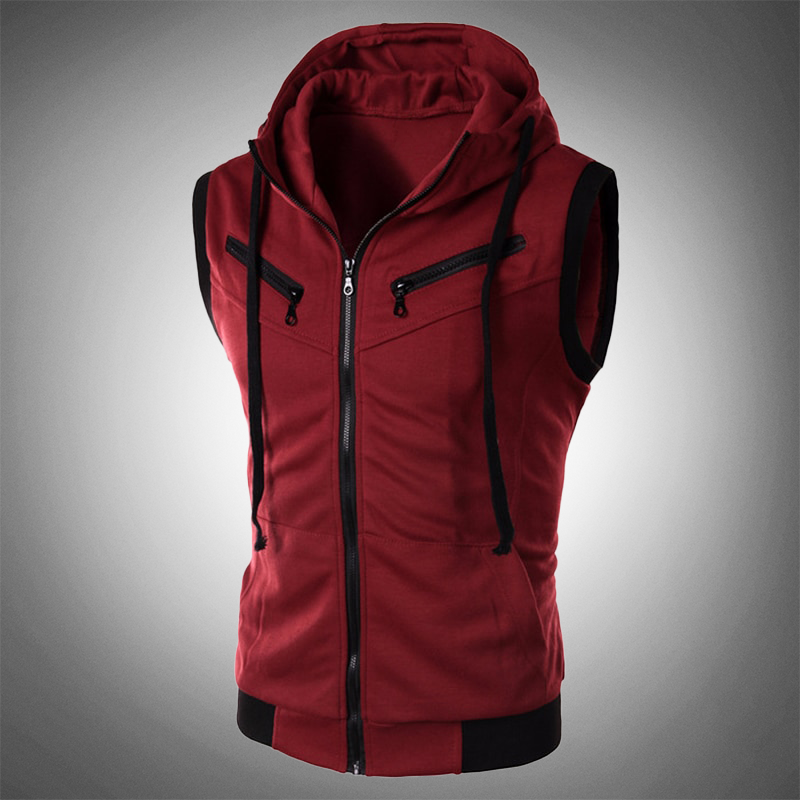 BRACIANNO SLIM-FIT HOODED VEST