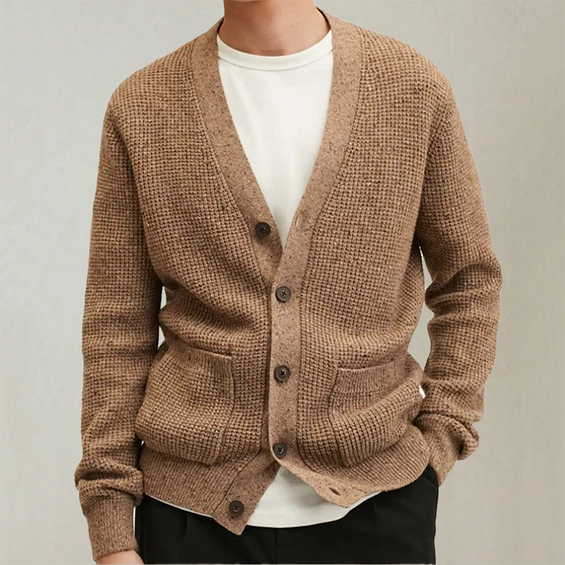 REMY-SINCLAIRE 100% MERINO ACE WOOL CARDIGAN