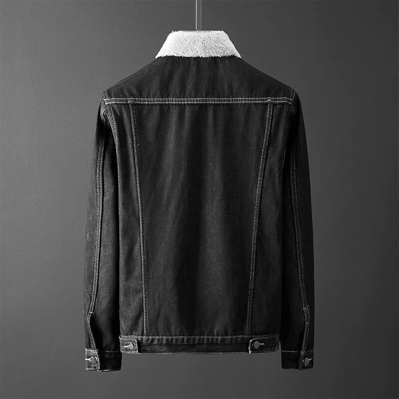 ROCKFELLA DENIM FLEECE JACKET