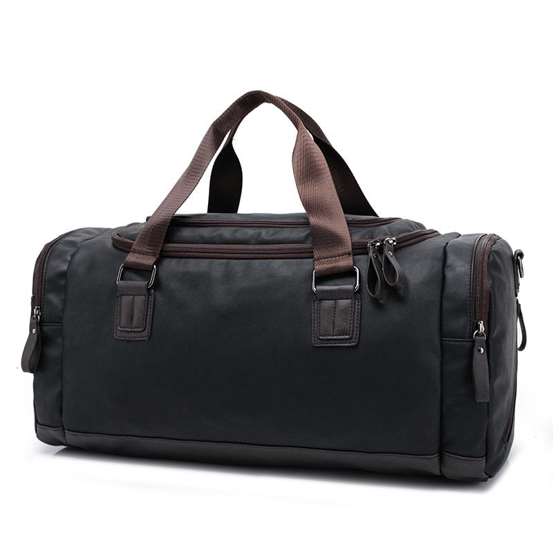 Milano-Caley Vintage Leather Duffle Bag