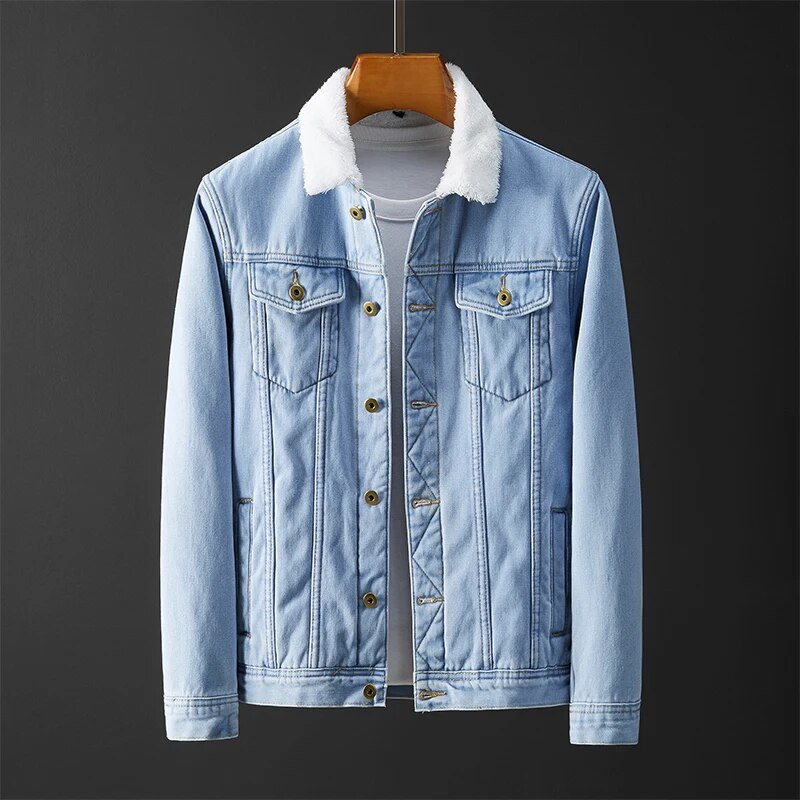 ROCKFELLA DENIM FLEECE JACKET