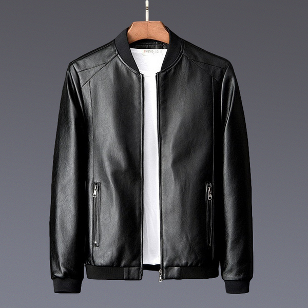 Tom Harding Elegant Leather Jacket - Bellezza Republic