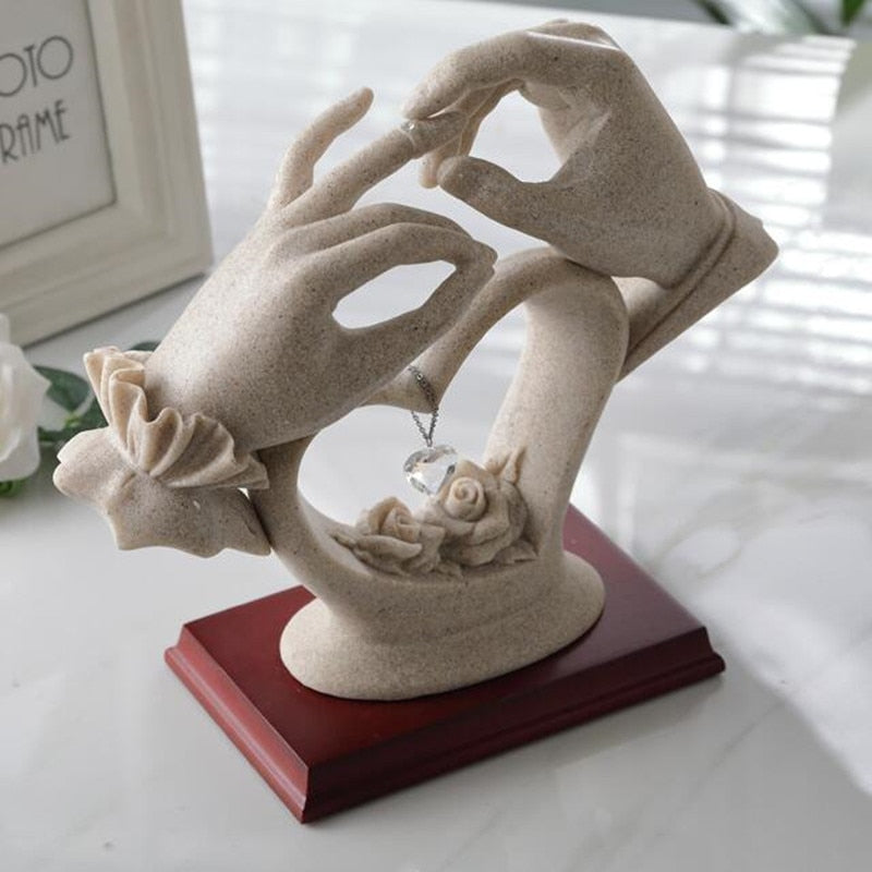 Romantiqua™ Intertwined Souls Hand Sculpture - Bellezza Republic