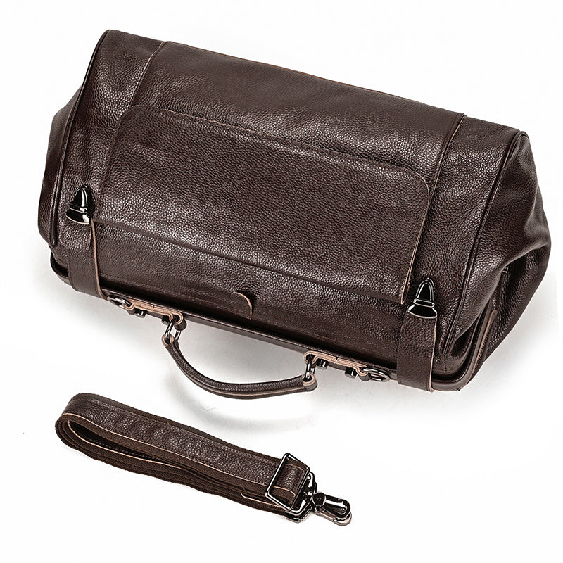 Vinizio Luxurious Leather Duffle Bag