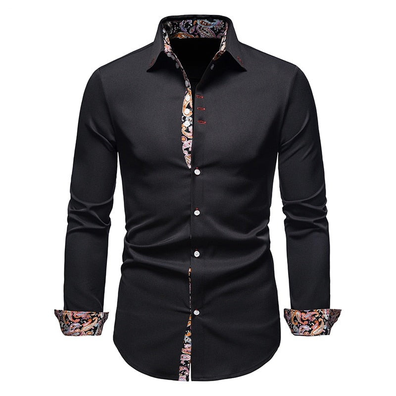 Jensen Intricate Paisley Shirt - Bellezza Republic