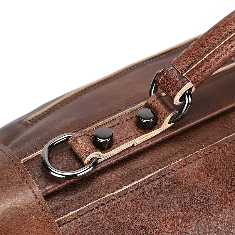 Vinizio Luxurious Leather Duffle Bag