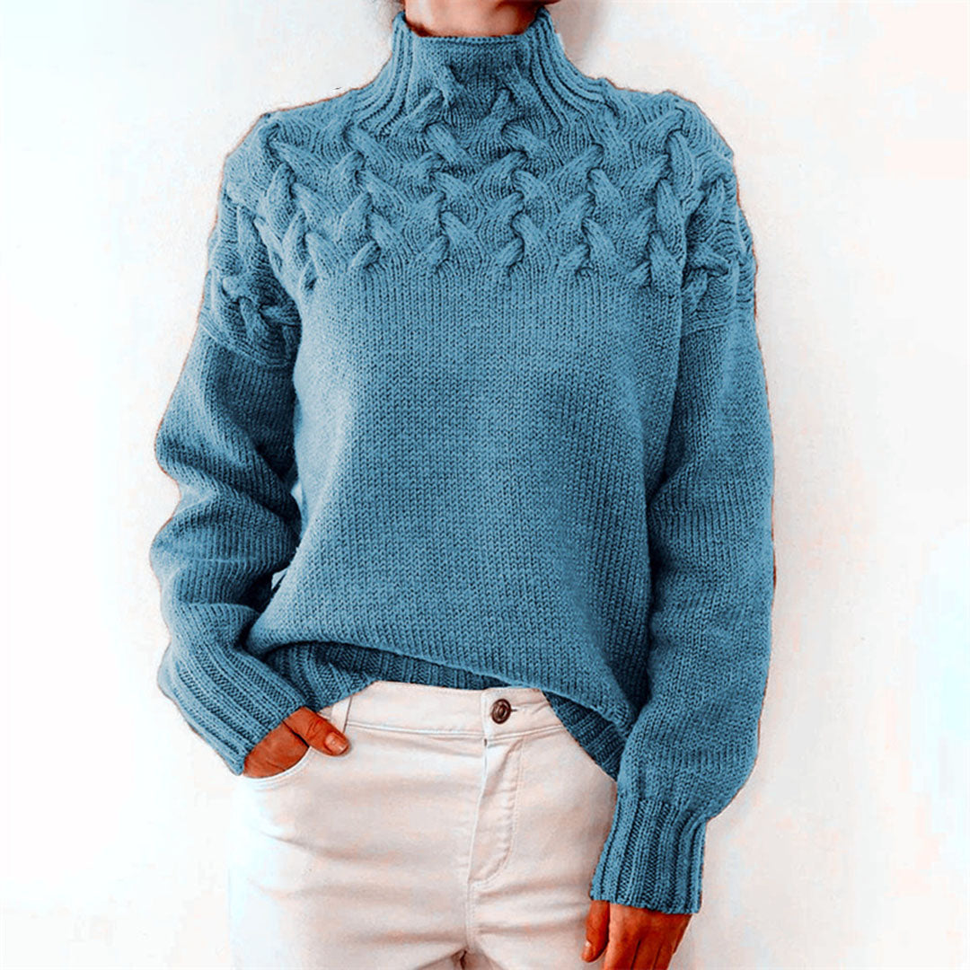 ISABELLA-LUCIA COMFY TURTLENECK SWEATER